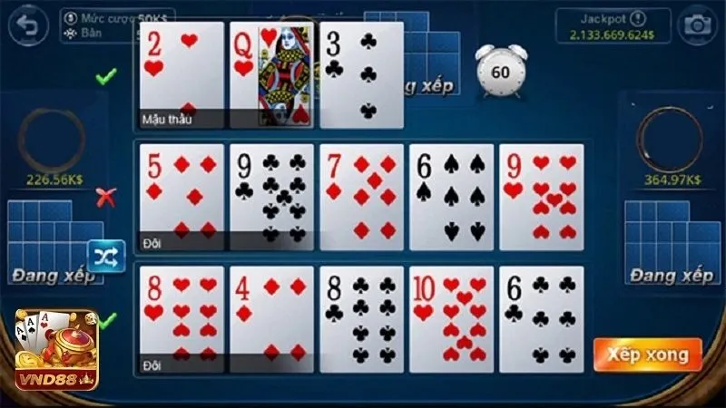 Kho trò chơi đa dạng tại game bài VND88