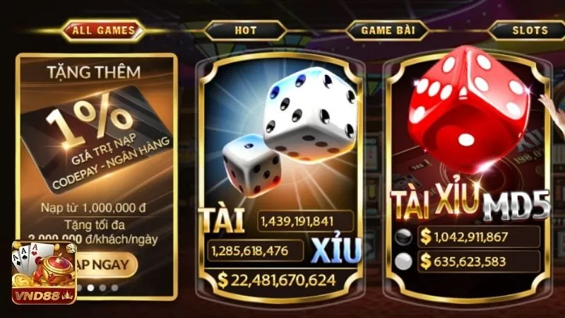 Giới thiệu cổng game VND88