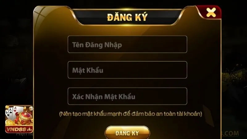 Hướng dẫn các bước đăng ký tài khoản VND88