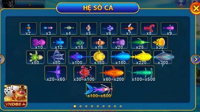 Giới thiệu bắn cá VND88