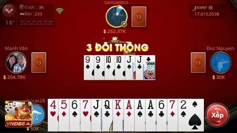 Những mẹo chơi Tiến Lên Miền Nam dễ thắng